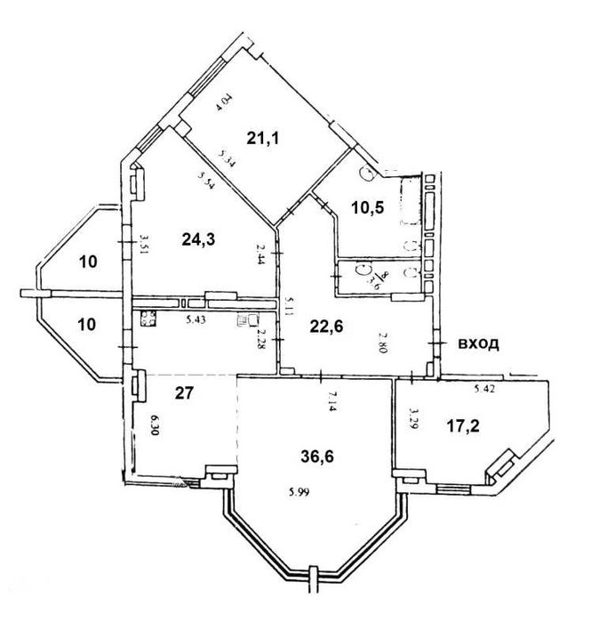 Продаж 4-к квартири. Раїси Окіпної, 8. 3 пов. Русанівка. Лівобережна