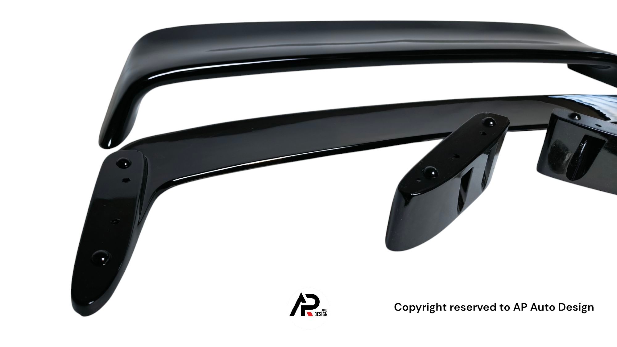 BMW E36 Aileron Spoiler Mala M3 GT GTD Preto brilhante Plástico