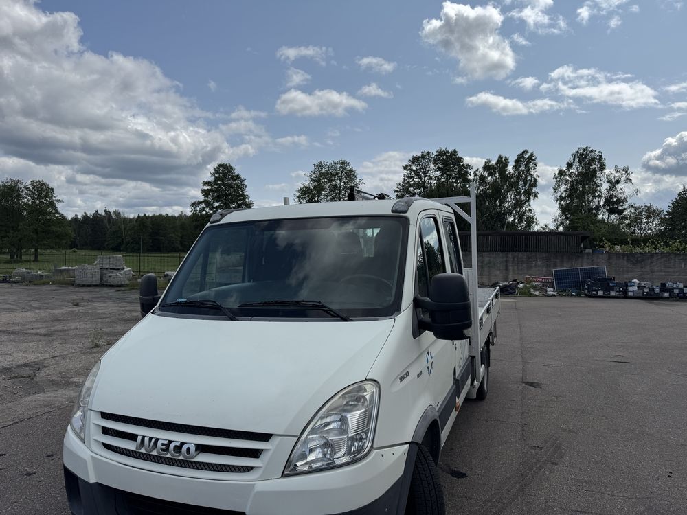 Iveco Daily 35c Doka HDS Dźwig Żuraw Hiab Udt Bliźniak 160 tys km
