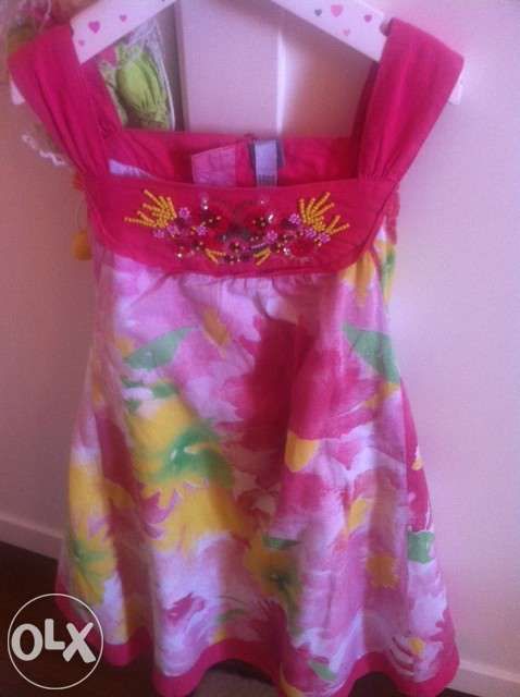 Vestido corte ingles T 6 anos