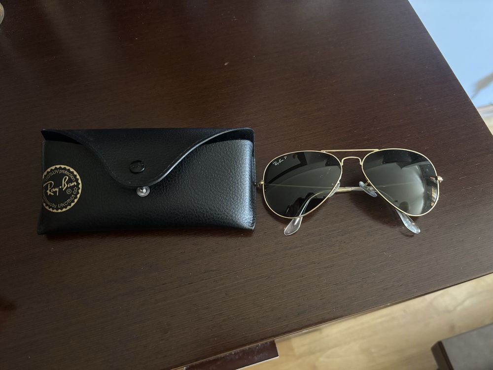 Oculos ray ban como novos originais lento polarizada