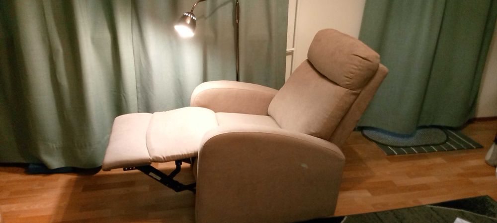 Fotel Oslo 1 beż rozkładany