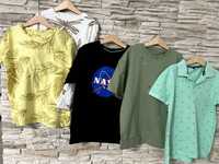 5 x tshirt ZARA Reserved HM 140