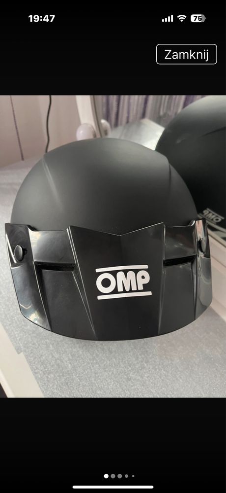 Kask czarny  Omp L