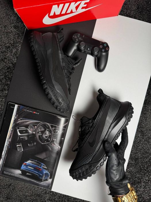 Чоловічі кросівки найк Nike ACG Mountain Fly Low GTX All Black [41-46]