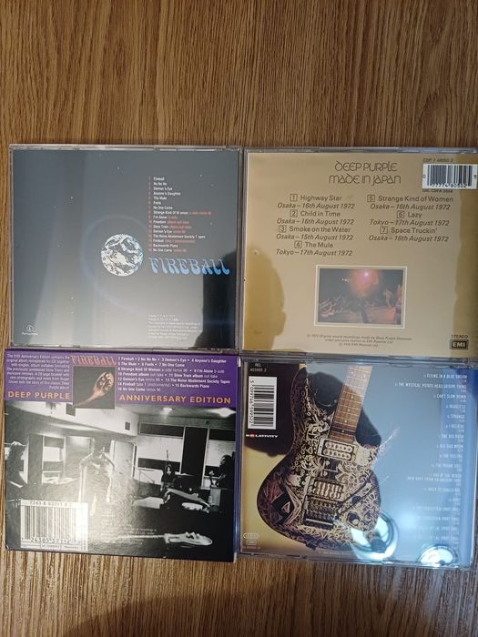 3 CDs Deep Purple e Joe Satriani,