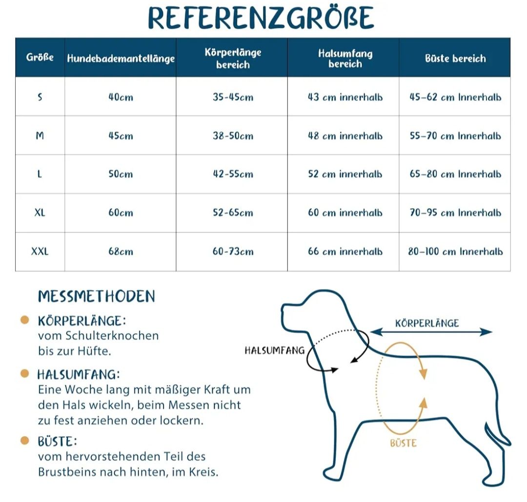 Szlafrok dla psa XL