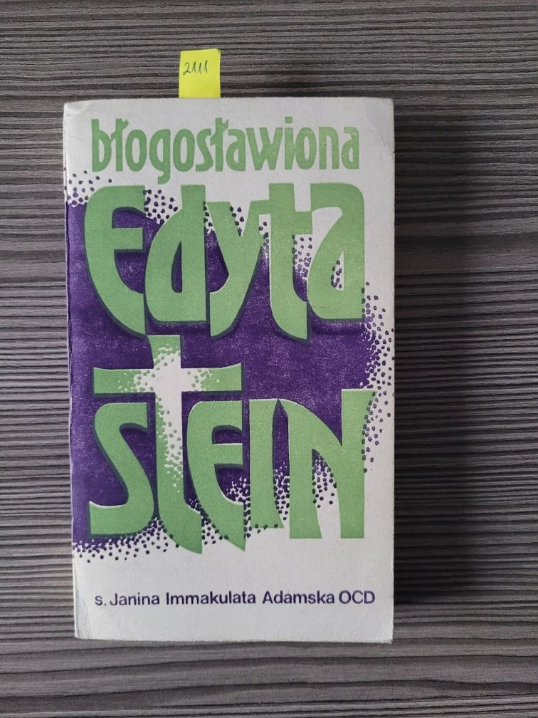 2111. "Blogoslawiona Edyta Stein" Janina Immakulata Adamska