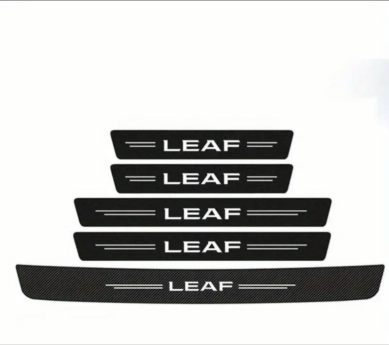 Накладки на пороги и багажник Nissan Leaf