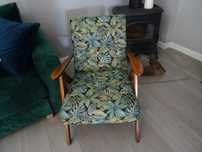 Stylowy fotel z lat 70