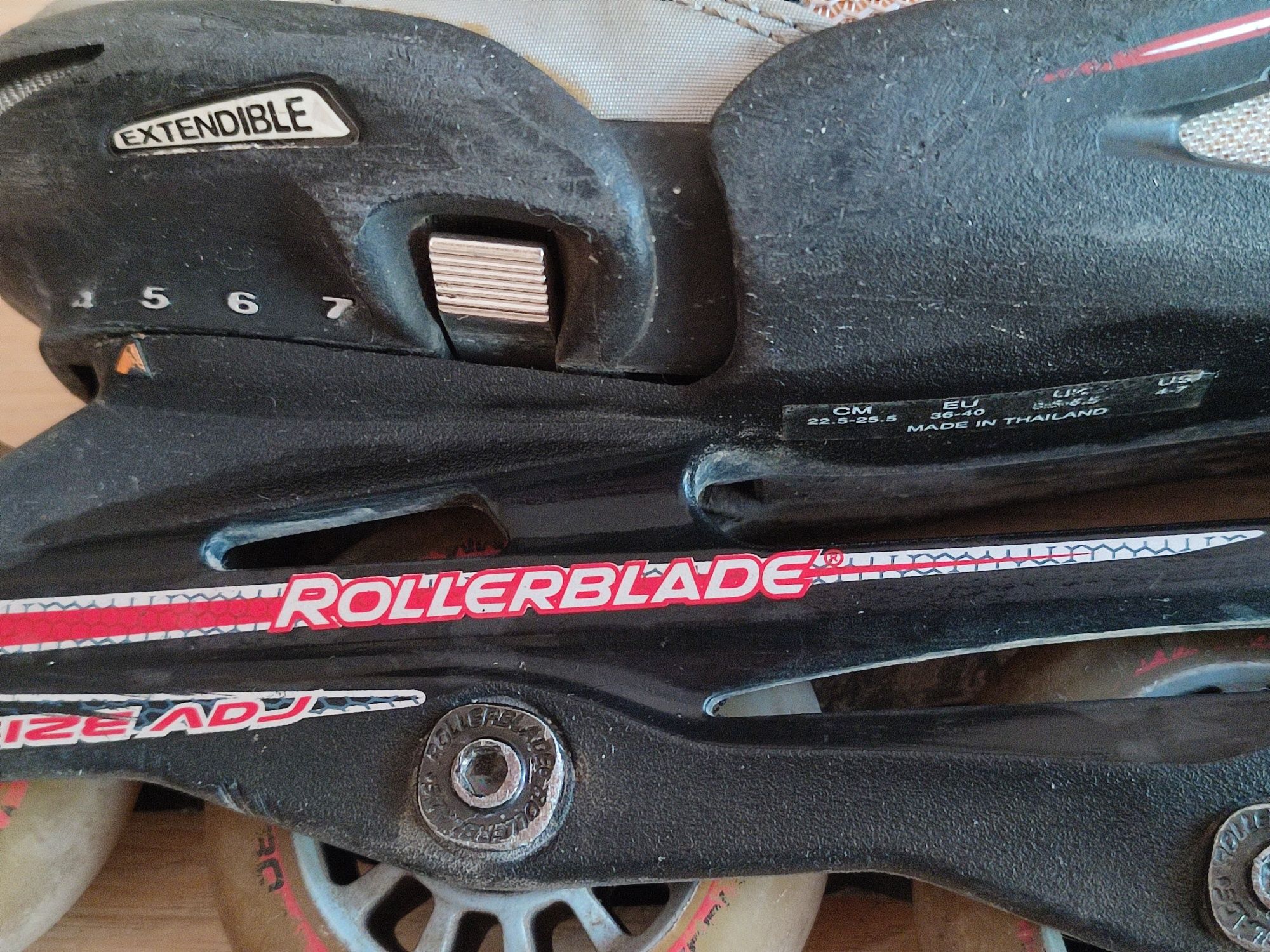 Obniżka ceny Rolki Rollerblade regulowane 36-40 22.5-25.5