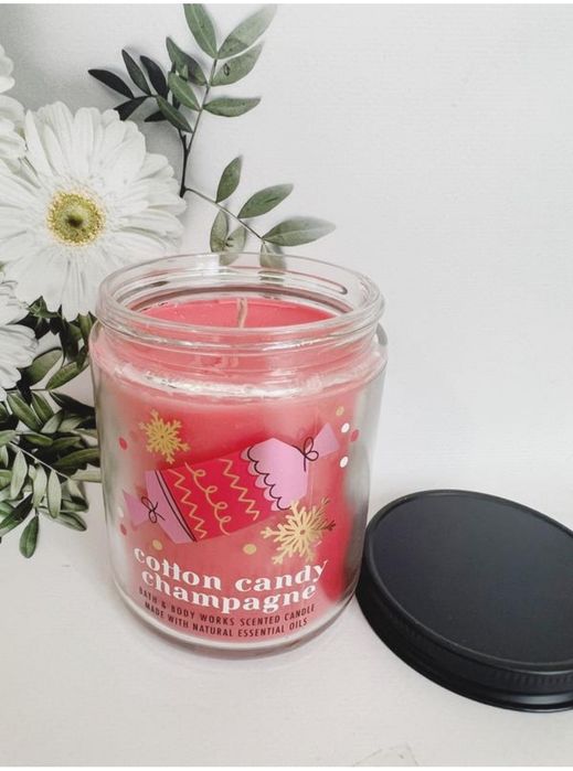Ароматична свічка Cotton candy champagne від Bath and body works