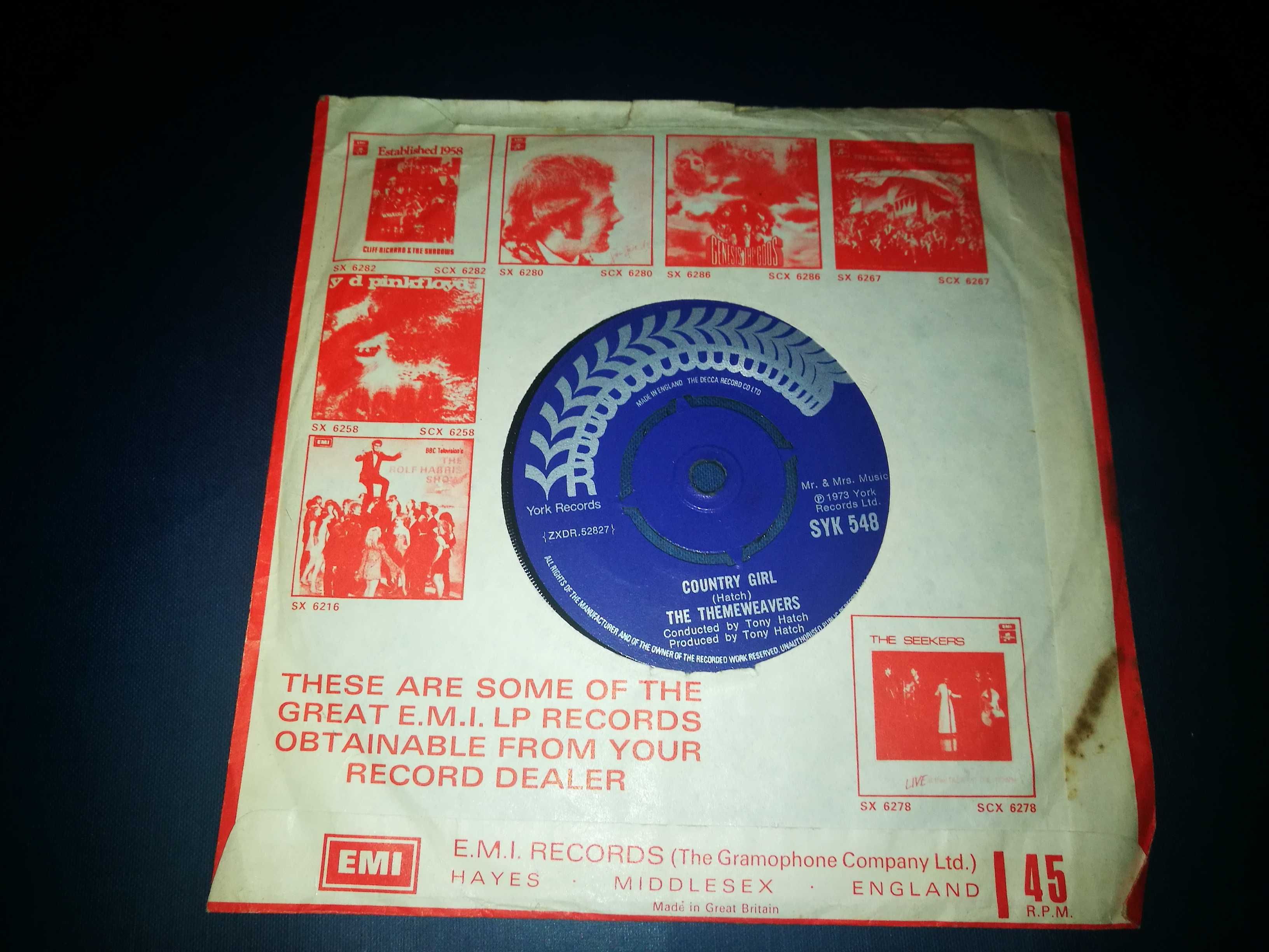 THEMWEAVERS - Theme From Enerdale (Ed ING-1973) SINGLE