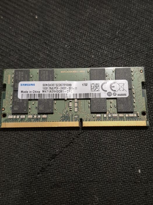 RAM DDR4 16GB 2400T 2Rx8 Samsung