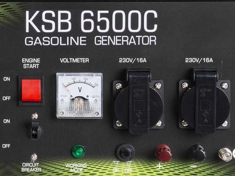 Agregat prądotwórczy • Könner & Söhnen KSB 6500C / 230 V - 5,5 kW