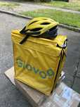 Nowy Plecak torba glovo + kask dostawczy rower kurier