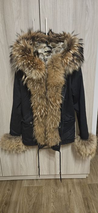 Kurtka zimowa, parka jenot