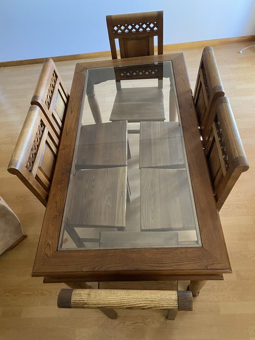 Mesa sala jantar e 6 cadeiras