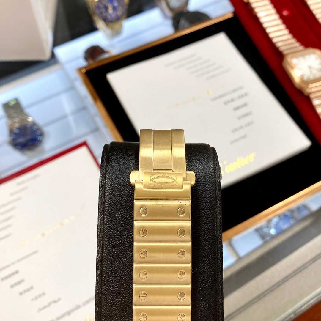 Damski zegarek Cartier Santos de Cartier Gold