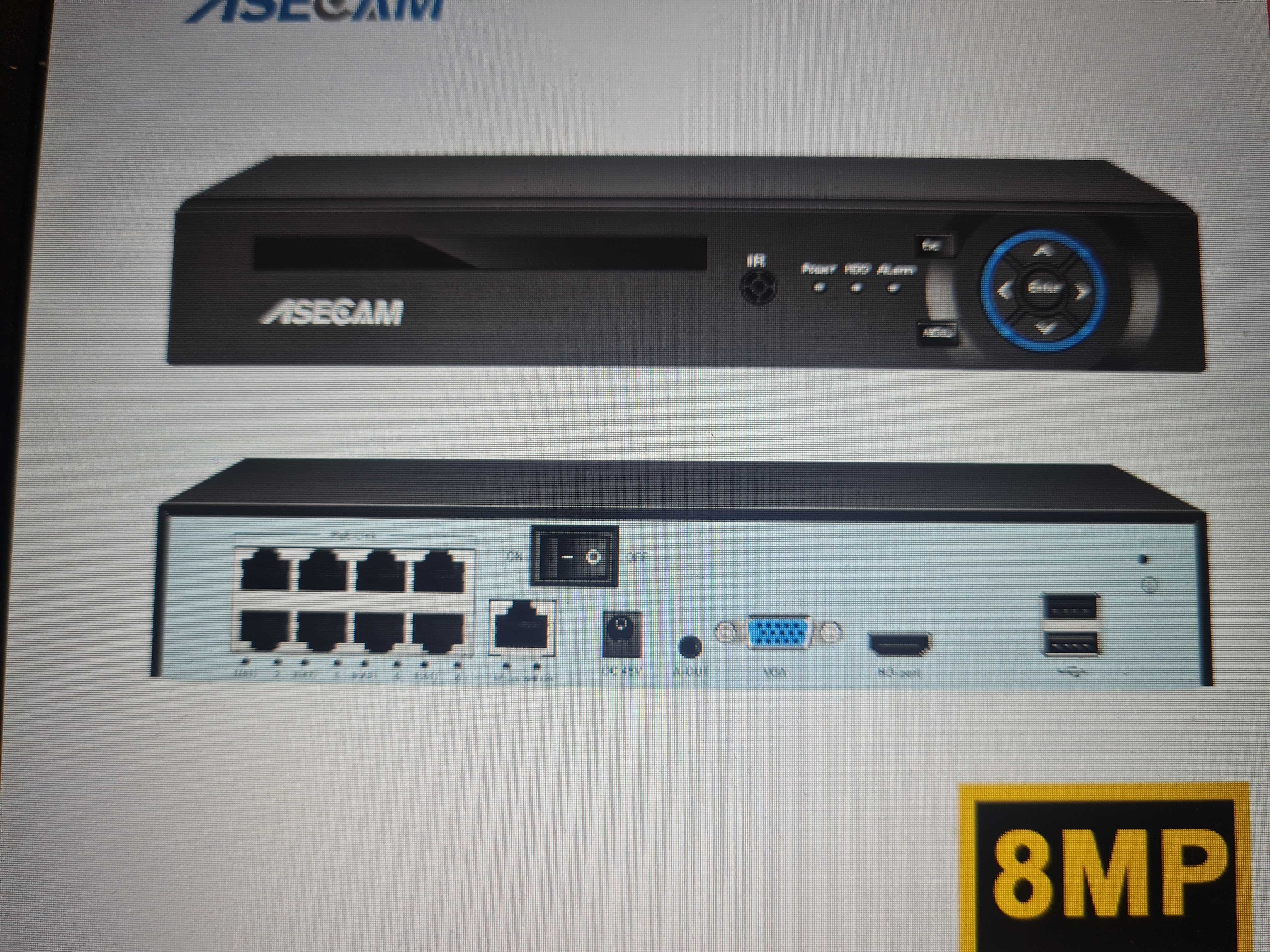 Аудіокамера  ASECAM 4-мегапиксельная POE, H.265, кольорова.