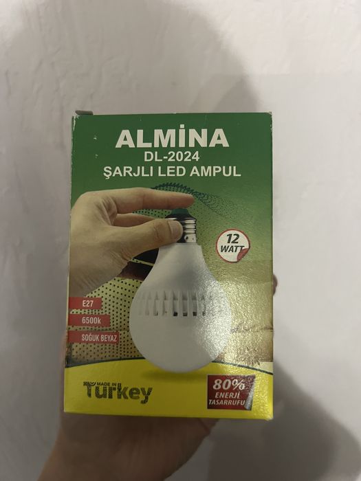 Акумуляторна лампочка Almina