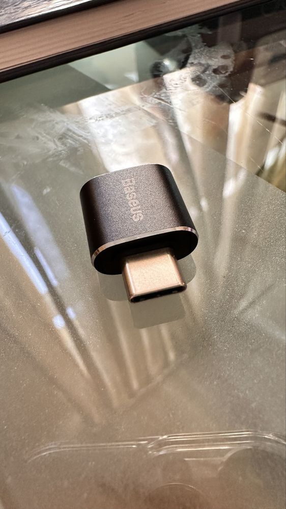 Переходник Baseus USB Type-C to USB Black