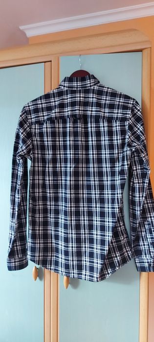 Męska koszula s w kratkę nowa