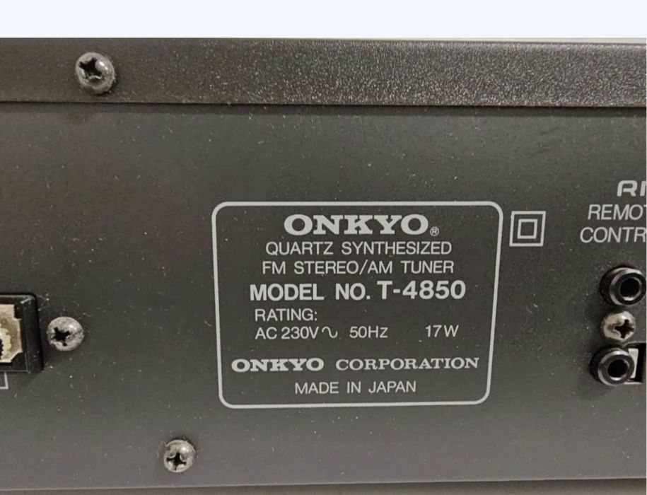 Am/Fm Tuner Onkyo T-4850. Wykonane w Japonii