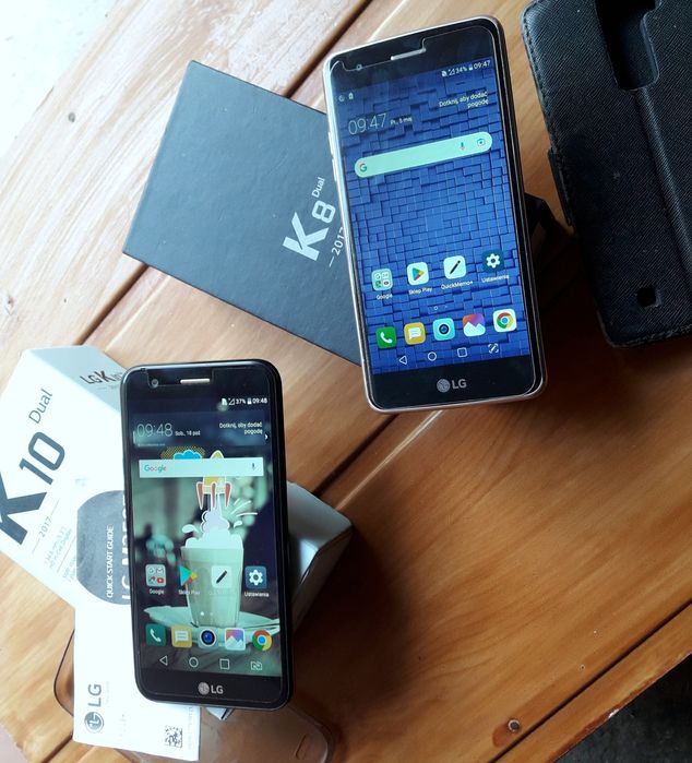 2 telefony LG K8 i LG K10,sprawne,zadbane.