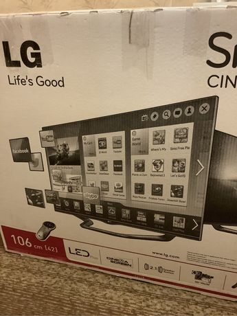 Продам телевизор LG 42LA690V на запчасти