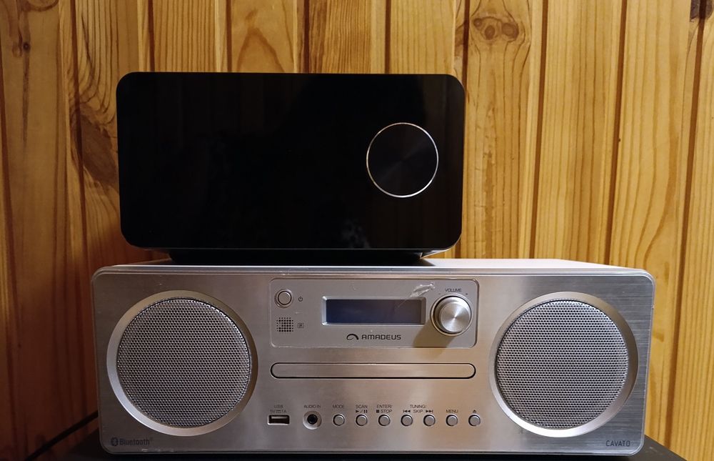 Мікросистема Акустична система Amadeus Hitachi Сабвуфер Колонки