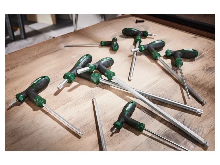 Набор 16шт TORX звезды шестигранники из ГЕРМАНИИ Parkside зірки в кейс