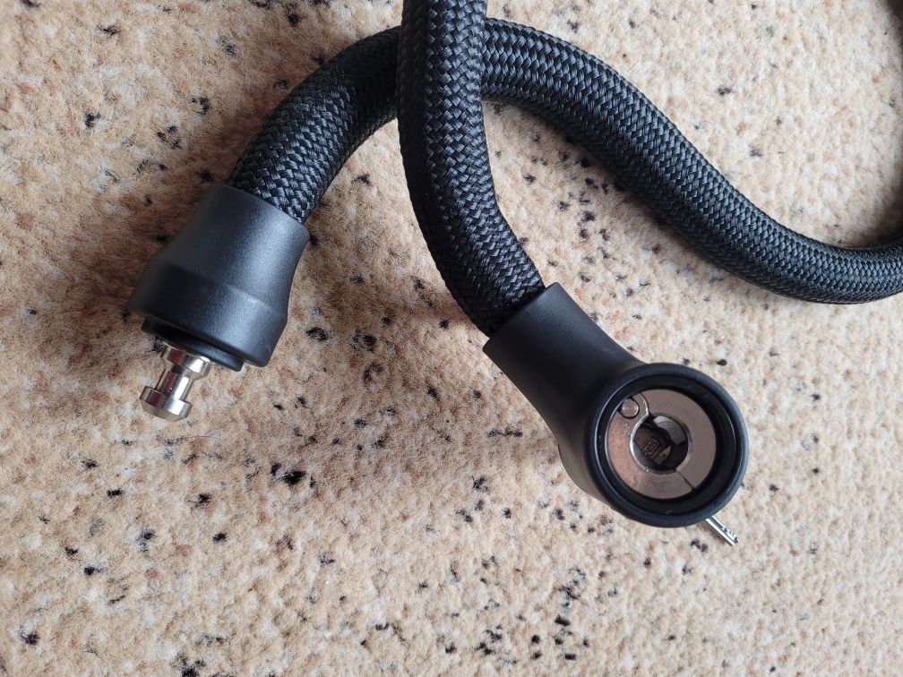 Blokada rowerowa, zapiecie/ Tex-lock orbit/ czarny