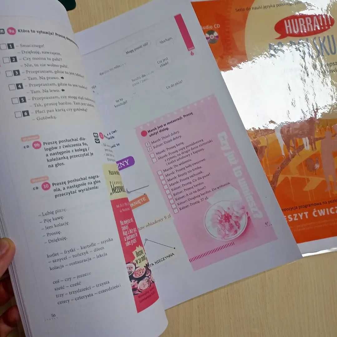 Hurra po Polsku - 1, 2, 3 - комплекти, польська мова