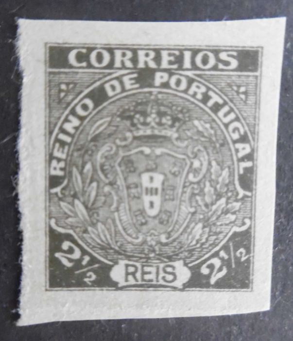 Selos Portugal 1919 - Monarquia do Norte 2 1/2 reis NOVO não denteado