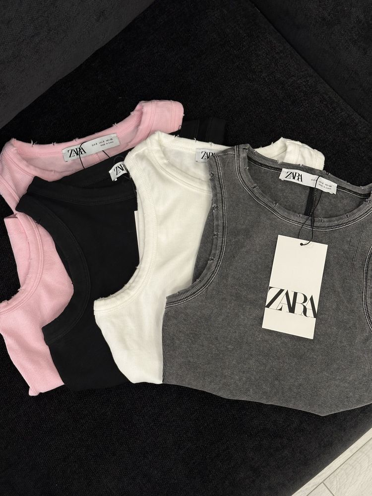 Майка Zara, сіра майка, виварена майка
