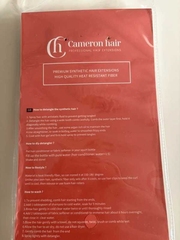 Cameron Hair sztuczne włosy doczepiany kucyk Średni brąz 55cm doczepy