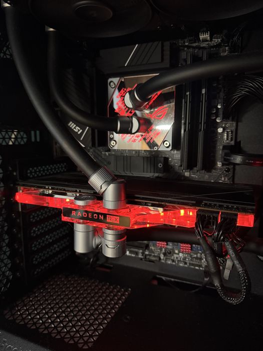 Radeon RX 5700 XT okazja zestaw chłodzenia wodą RGB