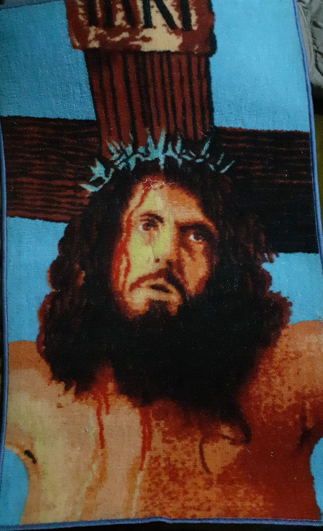 Настенный ковёр Иисус в терновом венце.Иерусалим.