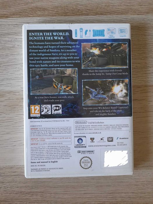 Jogo da Wii "Avatar - The Game"