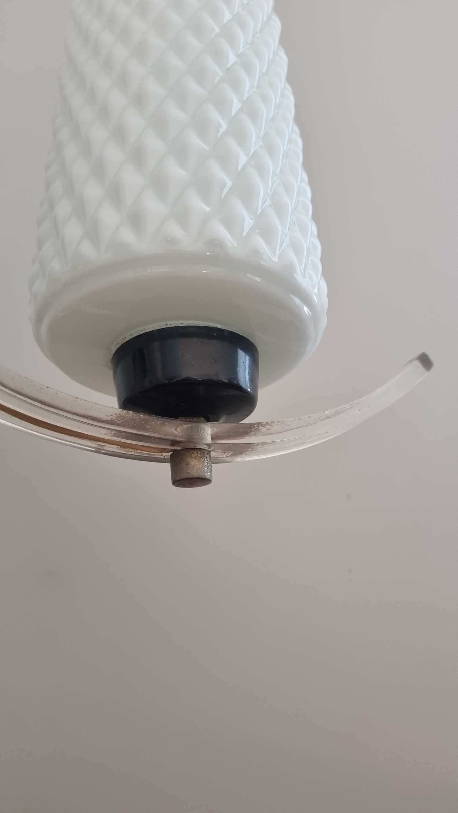 Lampa wisząca żyrandol A. Gałecki SZM nr 2 lata 60 Design PRL