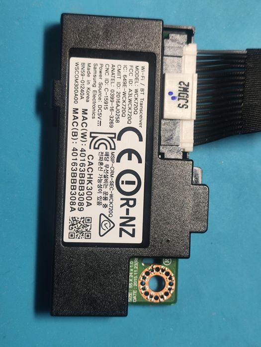 Wi-Fi модуль BN59-01240A (WCK720Q) для Samsung UE40K5500 — оригинал