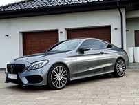 Mercedes-Benz Klasa C Mercedes W205 Coupe 4Matic 9G-Tronic Salon Polska AMG