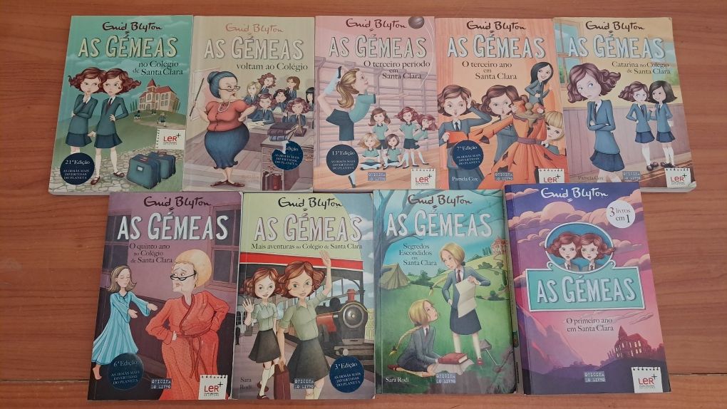 Enid Blyton, Os cinco, Os sete, Mistério   As Gêmeas