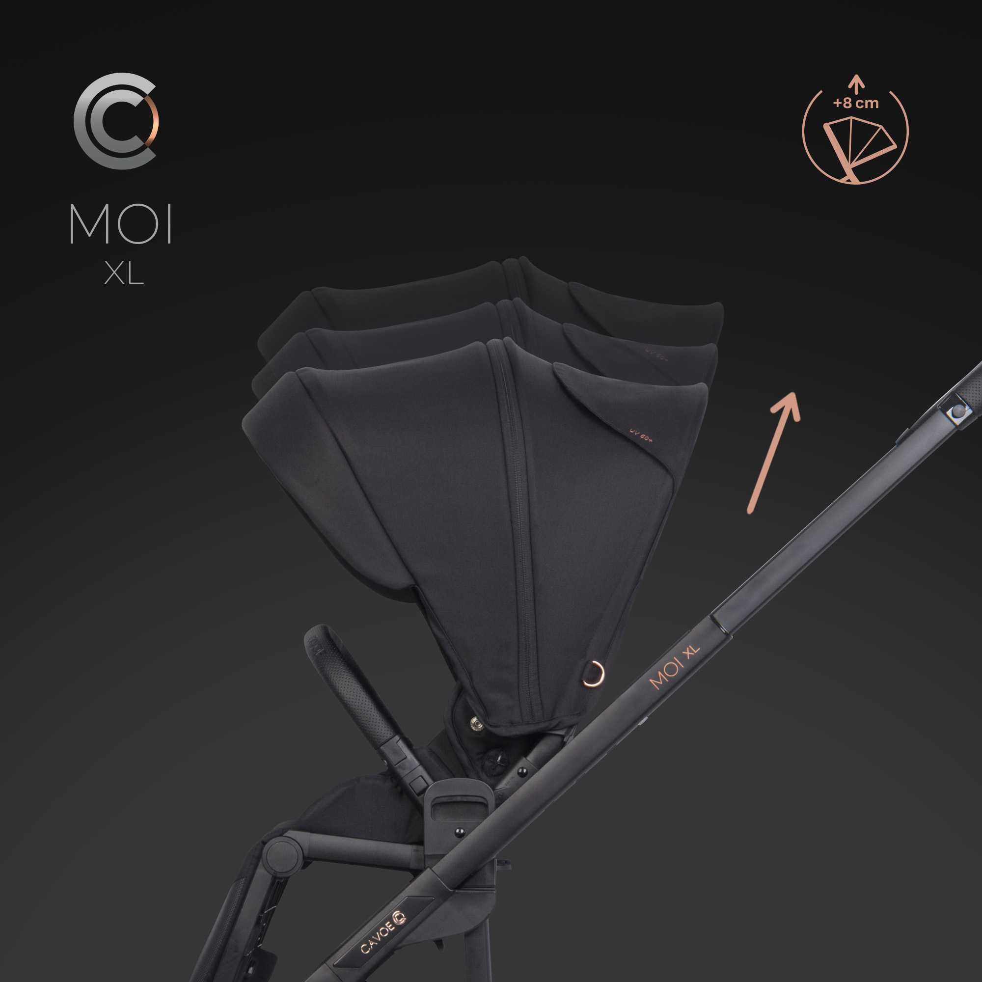 Cavoe - Moi XL  2w1 + adaptery + torba