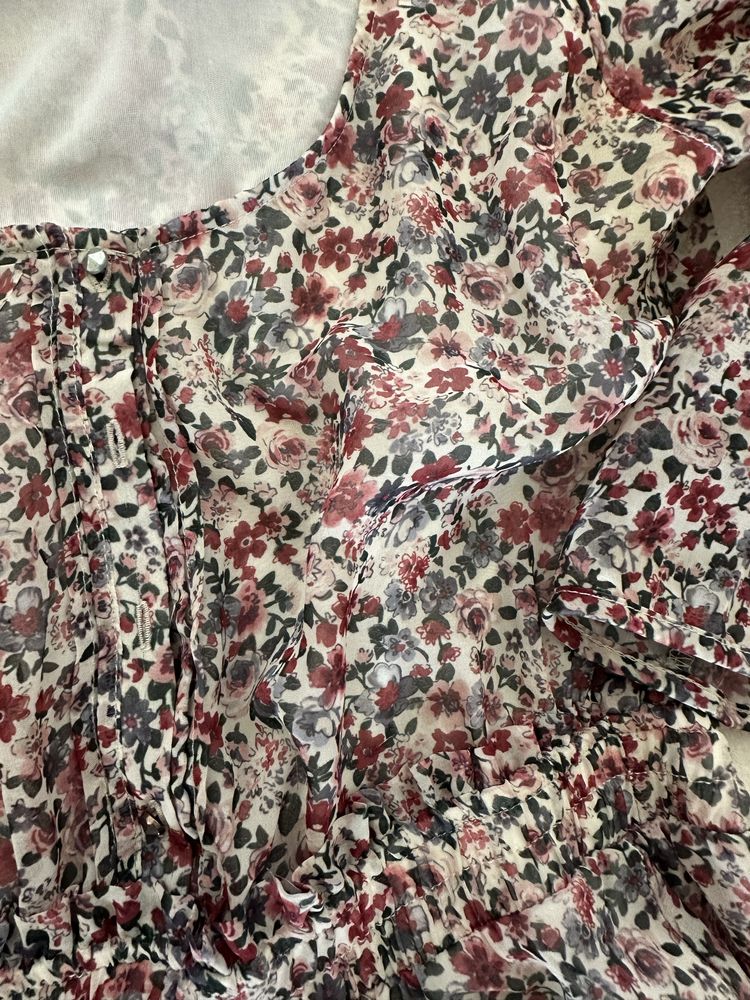 Vestido flores multicolorido