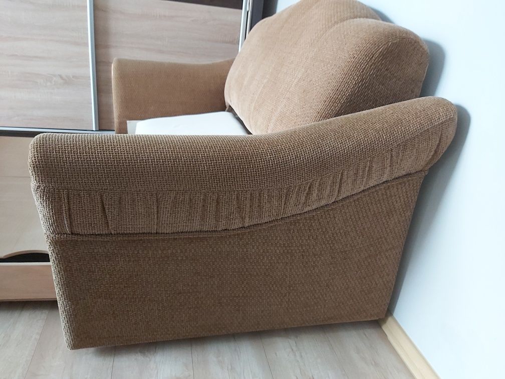 Sofa dwuosobowa, rozkładana z funkcją spania