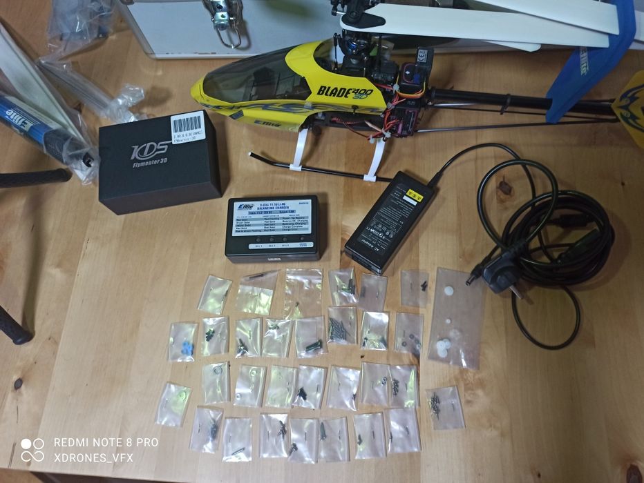 Blade 400 + Spectrum DX6 + MTS Extras