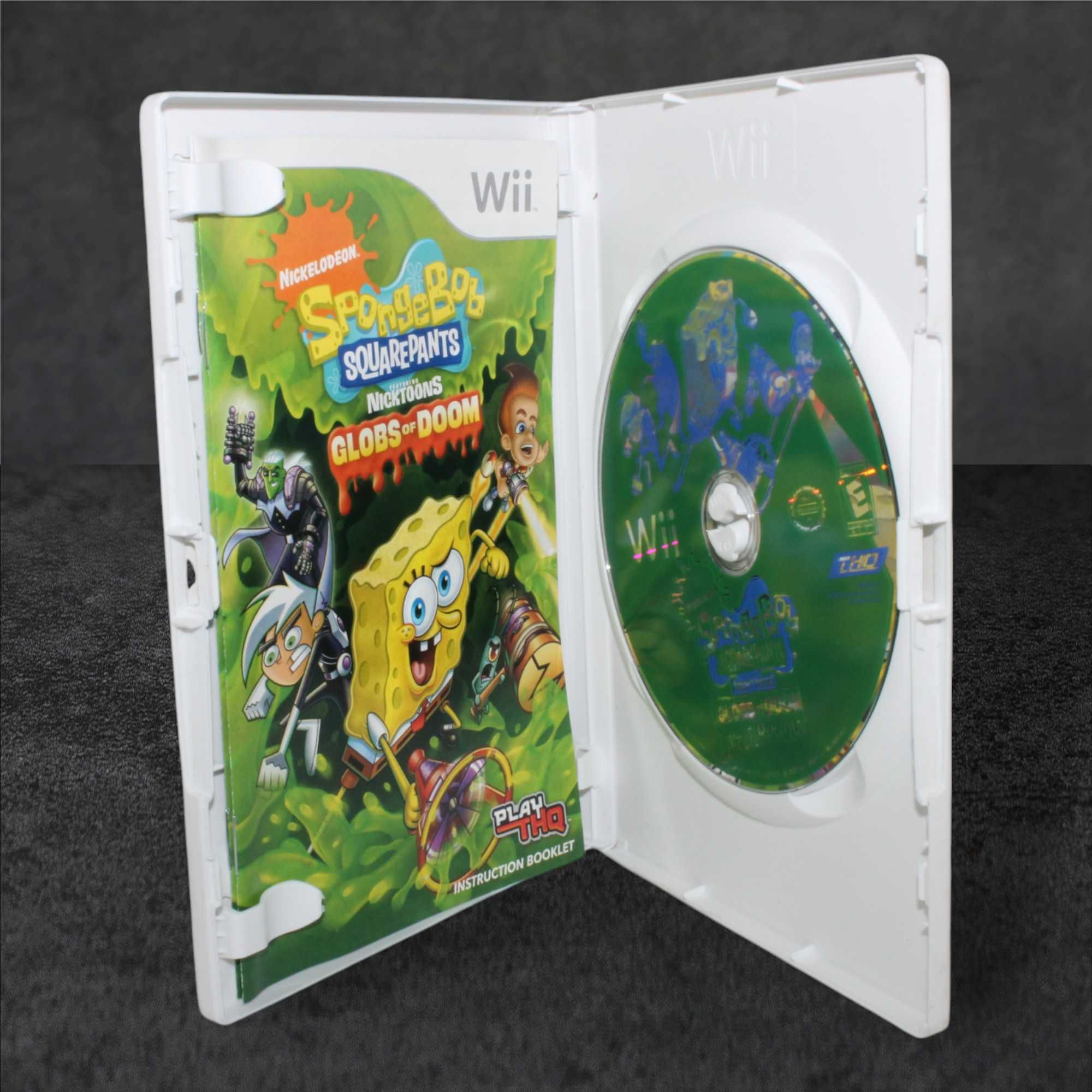 NTSC SpongeBob Globs of Doom Wii GameBAZA