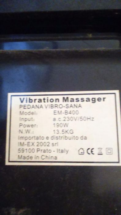 Aparelho Vibratório de massagens